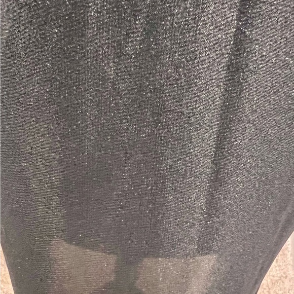 Mango Shimmering Black Blouse - Picture 2 of 7